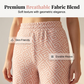 Conjunto de salón de dos piezas para mujeres con pantalones de cordón