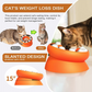 Dispensador rotativo de alimentos y juego de cerebro para gatos