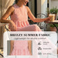 Mujeres 2 piezas cuadrado estampado trajes Ruffle Top & pantalones