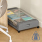 Contenedor bajo la cama de gran capacidad con ruedas y tapas