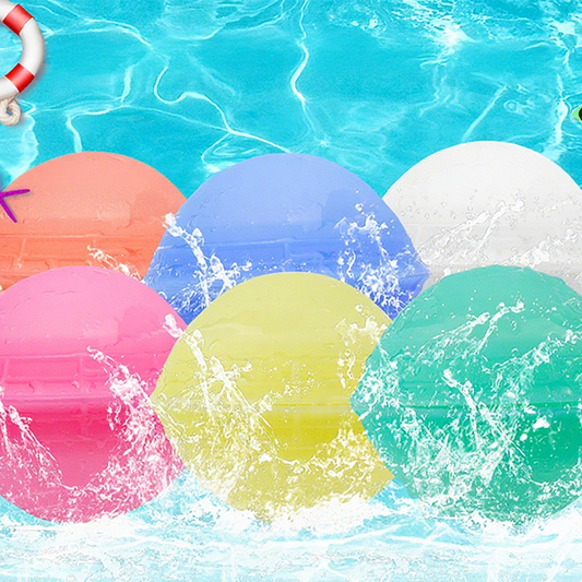 12 PCS juguete de globo de agua de silicona no magnético