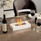 Portable mini etanol mesa fuego pozo para la decoración