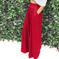 Pantalones elegantes de cintura alta para mujer