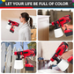 🎨 🏆 ¡ÚLTIMO DÍA CON 50% DE DESCUENTO! 🔥 Pistola de Pintura Inalámbrica – 3 Boquillas, Diseño Ergonómico, Fácil Limpieza ✨