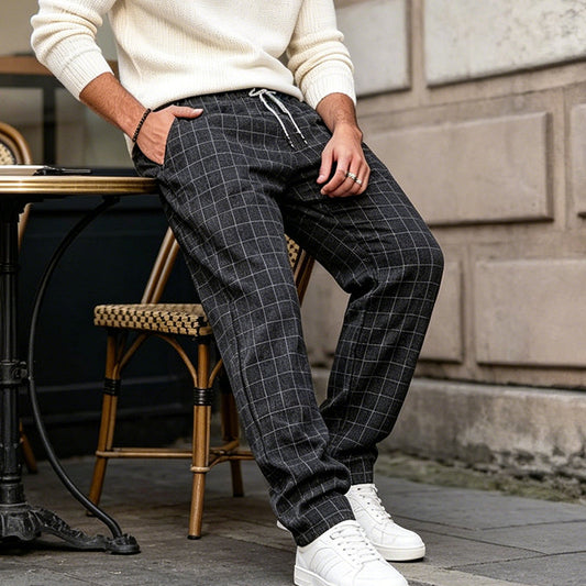 Pantalones de cuerda de talla grande para hombres