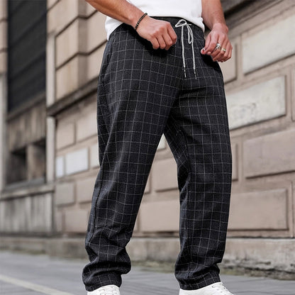 Pantalones de cuerda de talla grande para hombres
