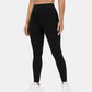 Leggings casuales de mezclilla de punto elástico con bolsillo lateral trasero de talle alto