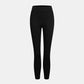 Leggings casuales de mezclilla de punto elástico con bolsillo lateral trasero de talle alto
