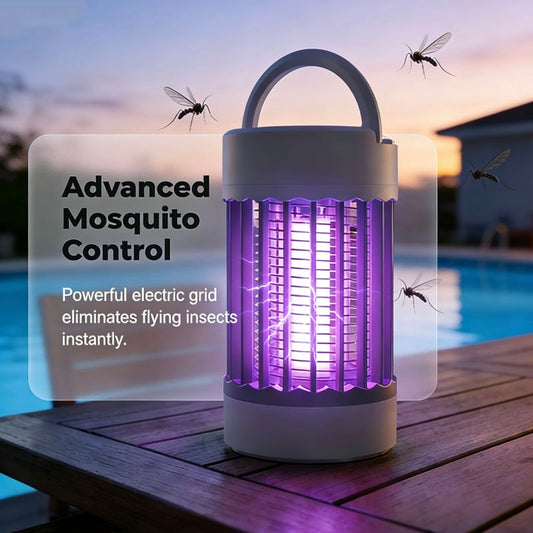 Zapper de mosquitos eléctrico 2 en 1 y luz led