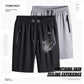 Pantalón Corto Elásticos de Tallas Grandes de Seda de hielo para Hombre