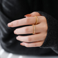 Anillo Minimalista Pave Zircon para Mujeres