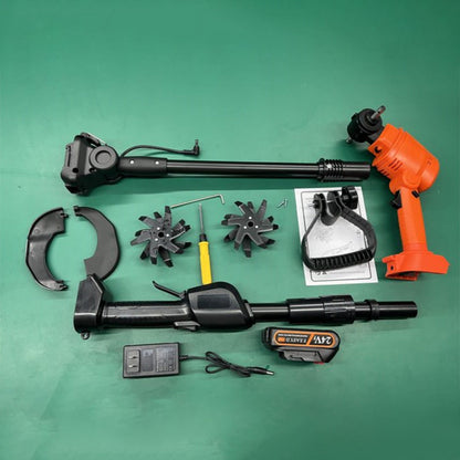 Conjunto de Tiller eléctrico inalámbrico portátil y recargable