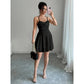 Vestido Mini de línea A para mujer
