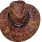 Sombrero Vaquero de Ala Ancha Vintage con Correa