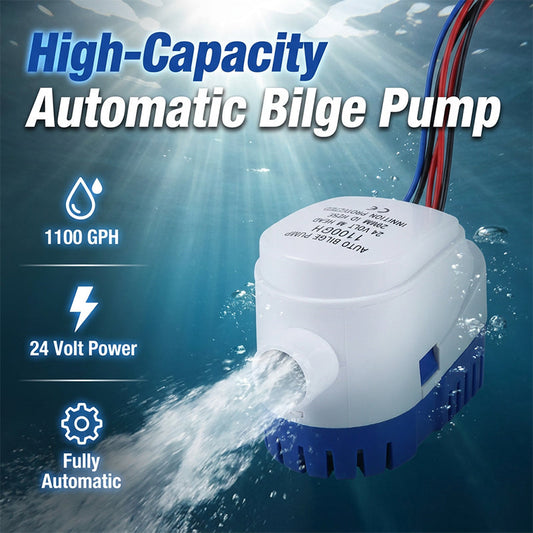 Bomba de achique sumergible automática