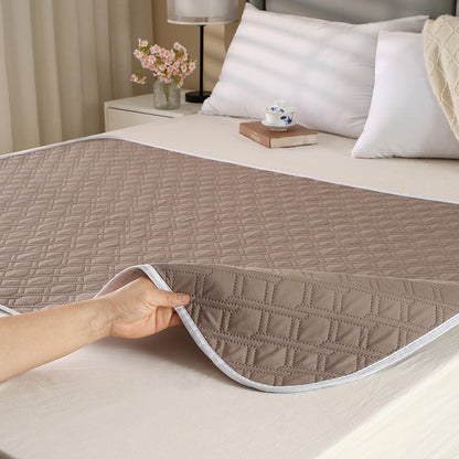Almohadilla de cama absorbente de 4 capas lavable