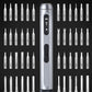 50-en-1 multifunción de tornillos eléctricos – Precision Toolkit para electrónica, teléfonos inteligentes y proyectos de bricolaje | Por USB-C cargable