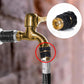 Conector rápido de manguera de jardín de 3/4 pulgadas