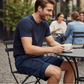 Pantalones cortos de carga de secado rápido para hombre con bolsillos
