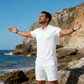 Conjunto de dos piezas para hombre: polo y pantalón corto, ideal para el verano