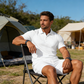 Conjunto de dos piezas para hombre: polo y pantalón corto, ideal para el verano