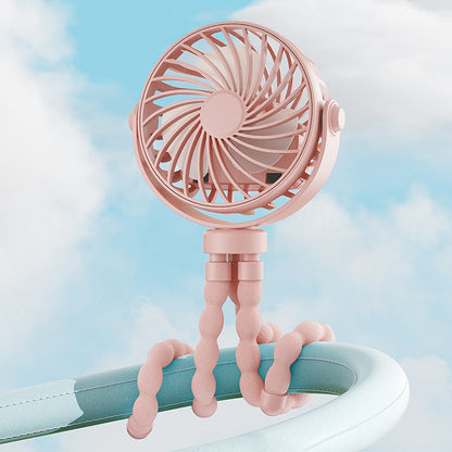 Mini ventilador pulpo multifunción portátil