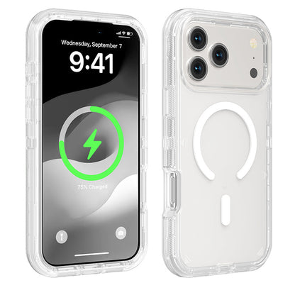 Estuche magnético transparente a prueba de golpes para la serie 13-17