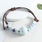 Bracete de cerámica con cuentas de estilo étnico ajustable