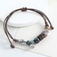 Bracete de cerámica con cuentas de estilo étnico ajustable