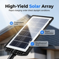 Luz de calle alimentada por energía solar con sensor de movimiento