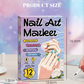 Set de Plumones Doble Punta para Nail Art y Decoración de Uñas