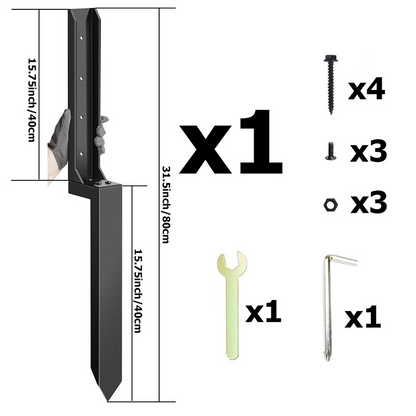Kit de Reparación para Postes de Cerca (Uso Rudo)