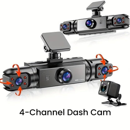 360 ° Dash Cam con grabación HD 1080P