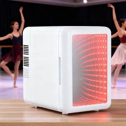Pequeño frigorífico con luz led dimmable