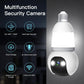 Cámara de Seguridad Tipo Foco 4MP WiFi Doble Banda con Visión Nocturna para Exterior e Interior