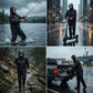 Waterproof Raincoat and Pants Suit with Reflective Strips