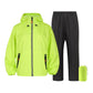Waterproof Raincoat and Pants Suit with Reflective Strips