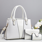 Bolso de mano con patrón de cocodrilo de las mujeres Set de 3 piezas