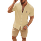 Summer Casual Button-Up Shirt for Men