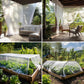 Malla de insectos para la protección del jardín y patio