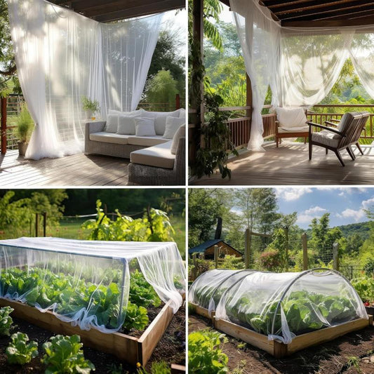 Malla de insectos para la protección del jardín y patio