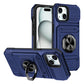 Funda para teléfono con soporte de tarjeta y agarre de anillo para iPhone