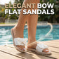 Sandalias planas de arco elegantes