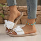 Sandalias planas de arco elegantes