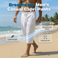 Pantalones casuales Capri con cordón de cintura para hombre