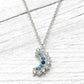 Collar Colgante Sol y Luna con Strass