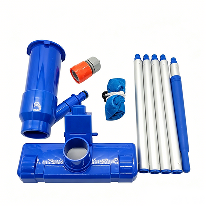 Kit de vacío portátil de limpieza de piscina