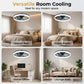Ventilador de techo silencioso moderno con luz led