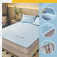 Exclusivo 50% de descuento | Set de ropa de cama de enfriamiento de seda de hielo | Manto y funda de almohada de verano transpirable y deshidratante | Acogedor de sueño ligero de secado rápido