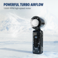 Ventilador de enfriamiento plegable de alta velocidad con luz led